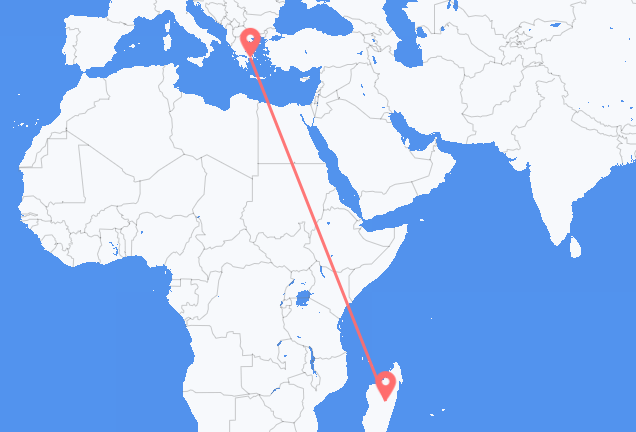 Antananarivo à Athènes