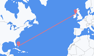 the Bahamas to Northern Ireland