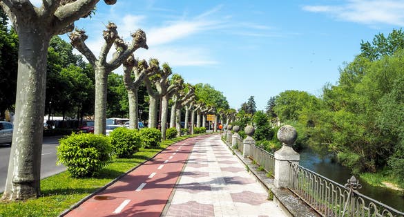 Photo of Paseo del Espolon, Burgos, Spain .