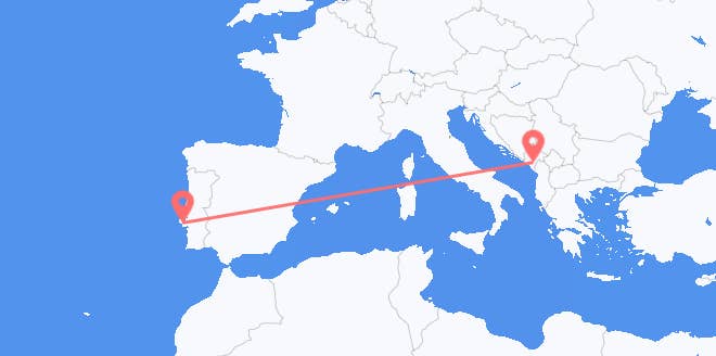 ポルトガル モンテネグロへ