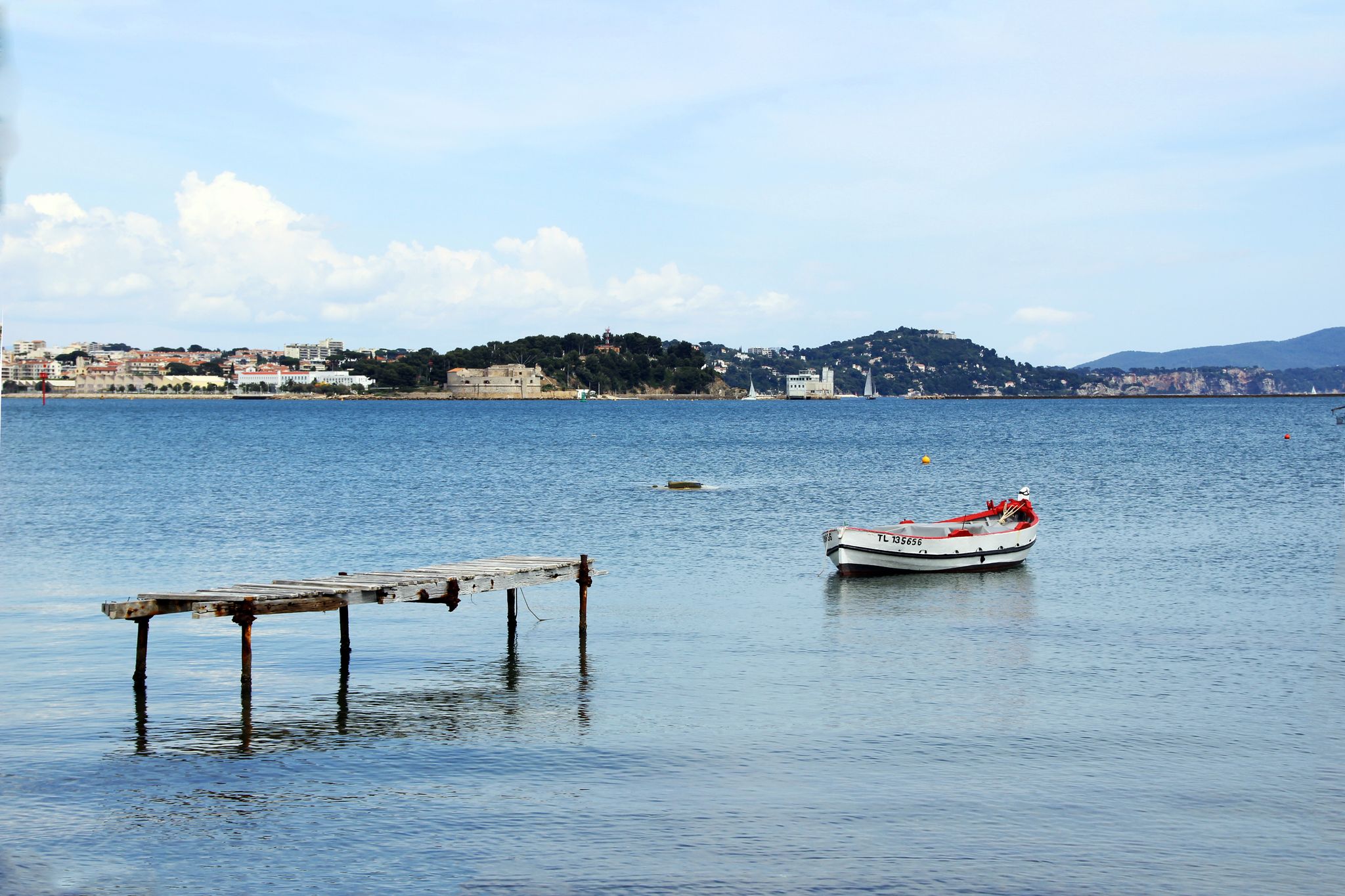 photo  of view of Corniche of Tamaris, La Seyne sur Mer, France.