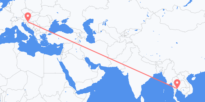 泰国 目的地 克罗地亚