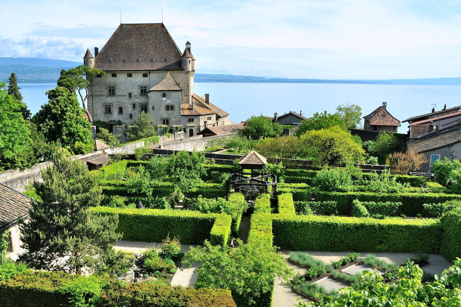 The Garden of Five Senses - Yvoire, Yvoire, Grand Genève, Thonon-les-Bains, Upper Savoy, Auvergne-Rhône-Alpes, Metropolitan France, France