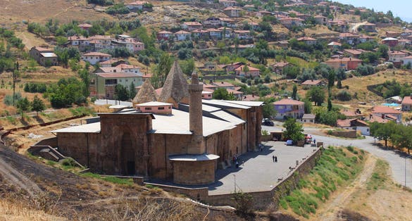 photo of The Grand Mosque and Hospital in Divrigi, Turkey, was built in the 13th century. It has magnificent stone workmanship.