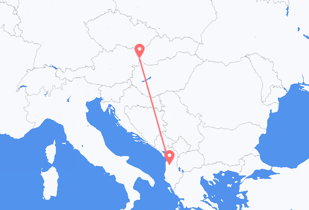 Bratislava to Tirana