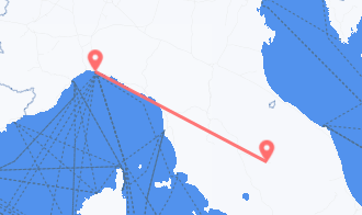 Train tickets from Genoa to Perugia
