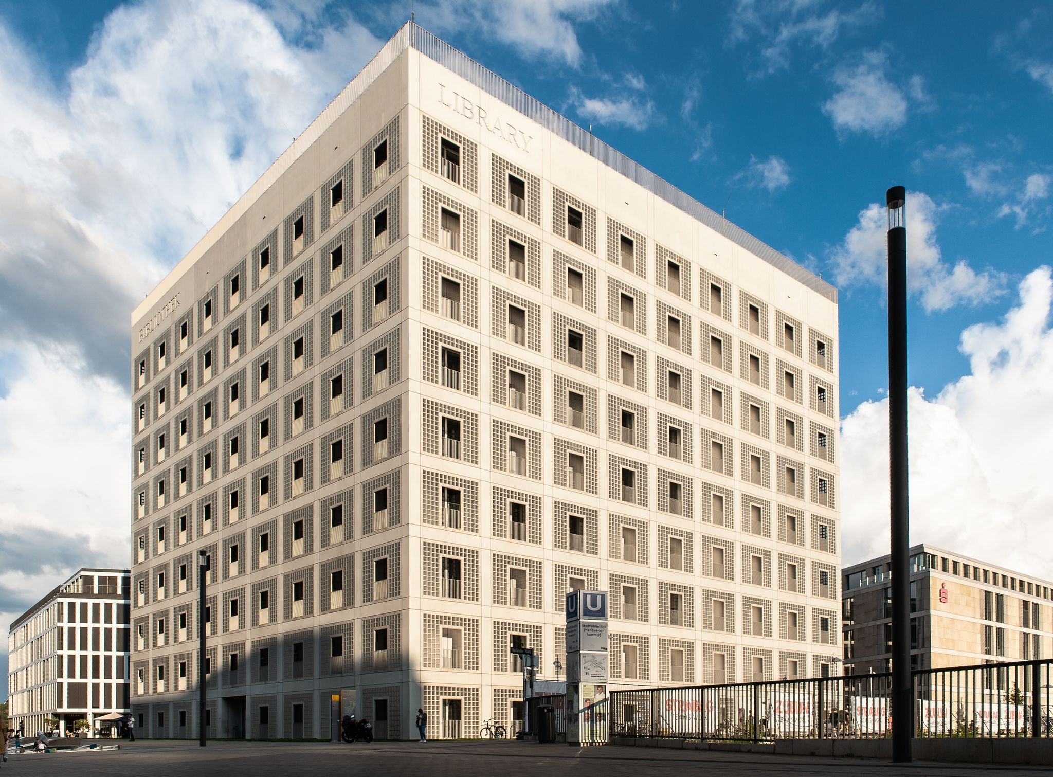 photo of City Library at the Mailänder Platz,Stuttgart Germany.
