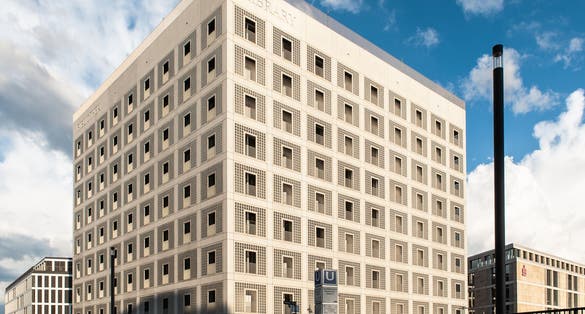 photo of City Library at the Mailänder Platz,Stuttgart Germany.
