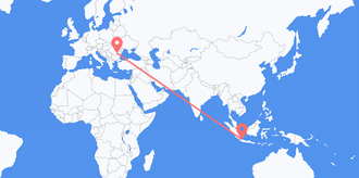 インドネシア ルーマニアへ