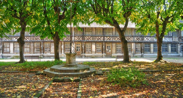 Photo of Aitre Aaint Maclou in Rouen in Seine Maritime ,France,.