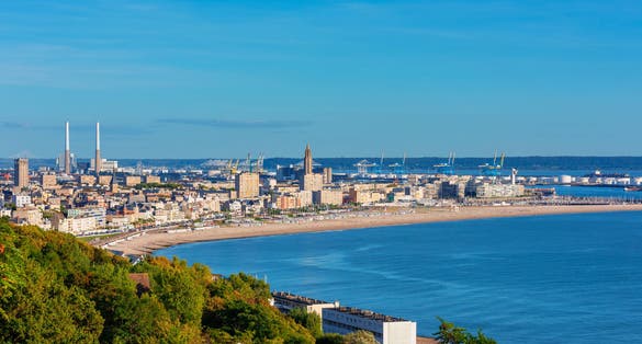 Skyline of Le Havre Normandy France