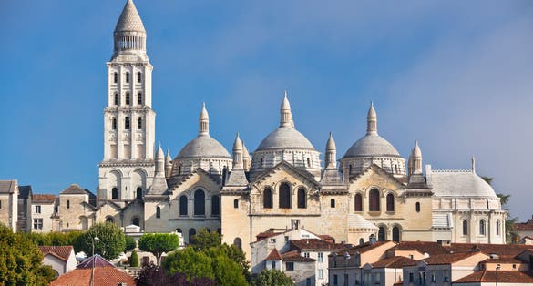 View of Saint Front Cathedral in Perigord, France
