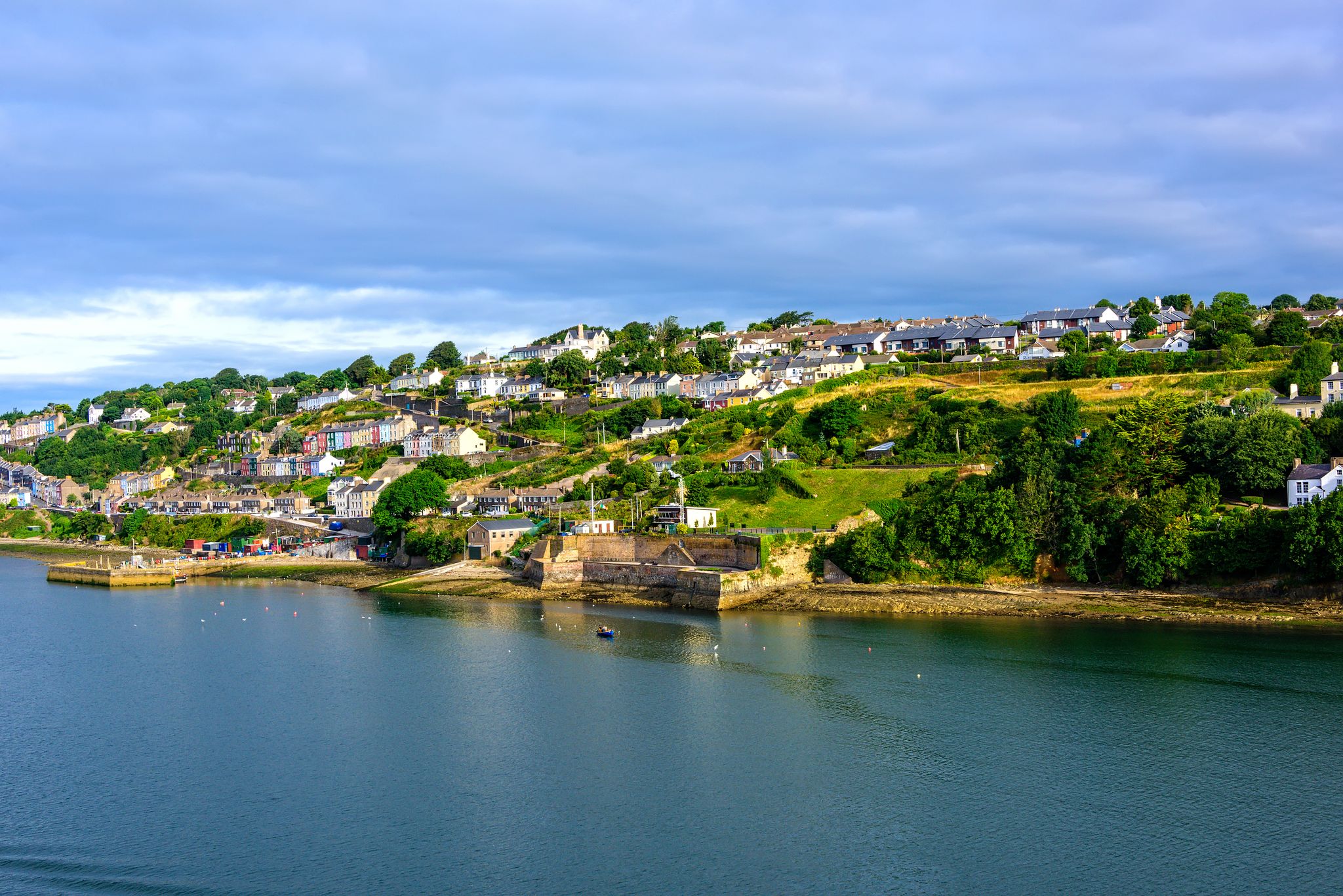 Photo of Fishing village of Cobh in Ireland, an island in Cork city harbour.