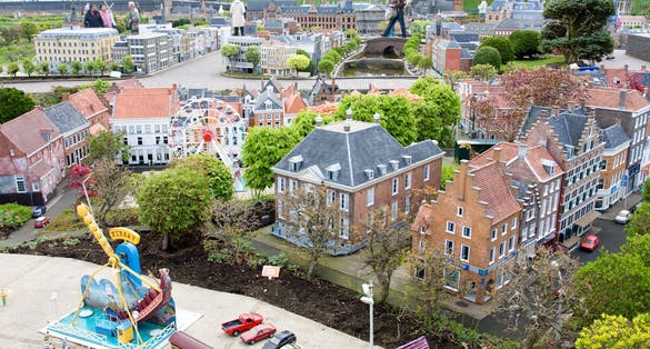 Photo of Madurodam city of miniature at the Hague in Netherlands.