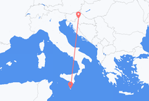 Valletta to Zagreb