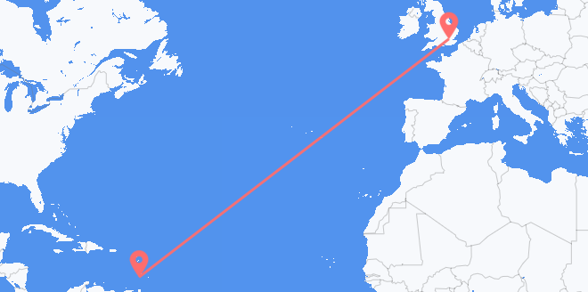 St. Vincent & Grenadines to the United Kingdom