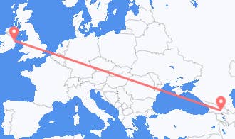 Dublin to Tbilisi