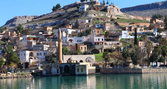 photo of view of Submerged village - Halfeti - Şanlıurfa, Turkey.