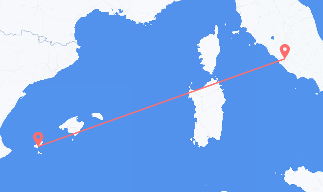 Ibiza to Rome