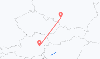 Train tickets from Mürzzuschlag to Zabrze
