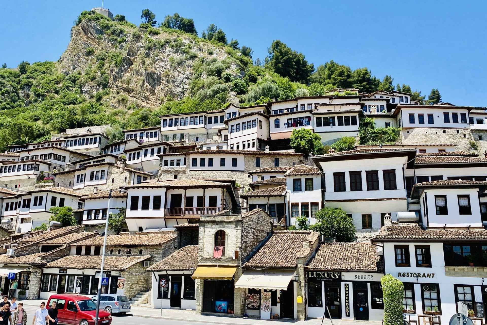 From Tirana: Berat Day Tour, Belshi Lake, and Wine Tasting