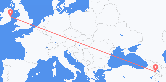 亚美尼亚 目的地 爱尔兰