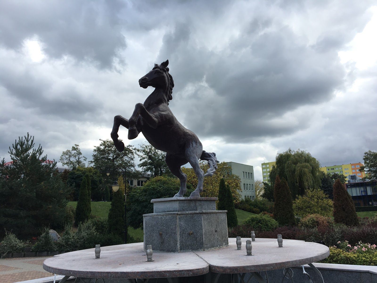 Fontanna koń, Konin, Greater Poland Voivodeship, Poland