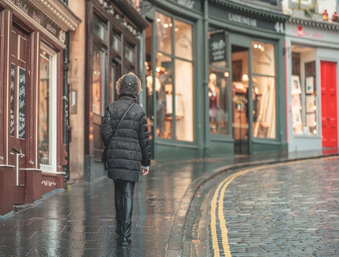 Edinburgh, scotland, uk a Serene Stroll in the Rain.jpg