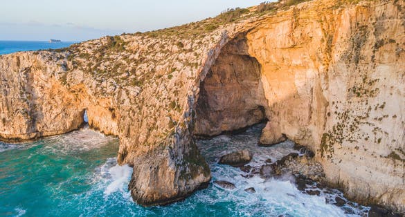 Malta Blue Grotto Photography With Drone.