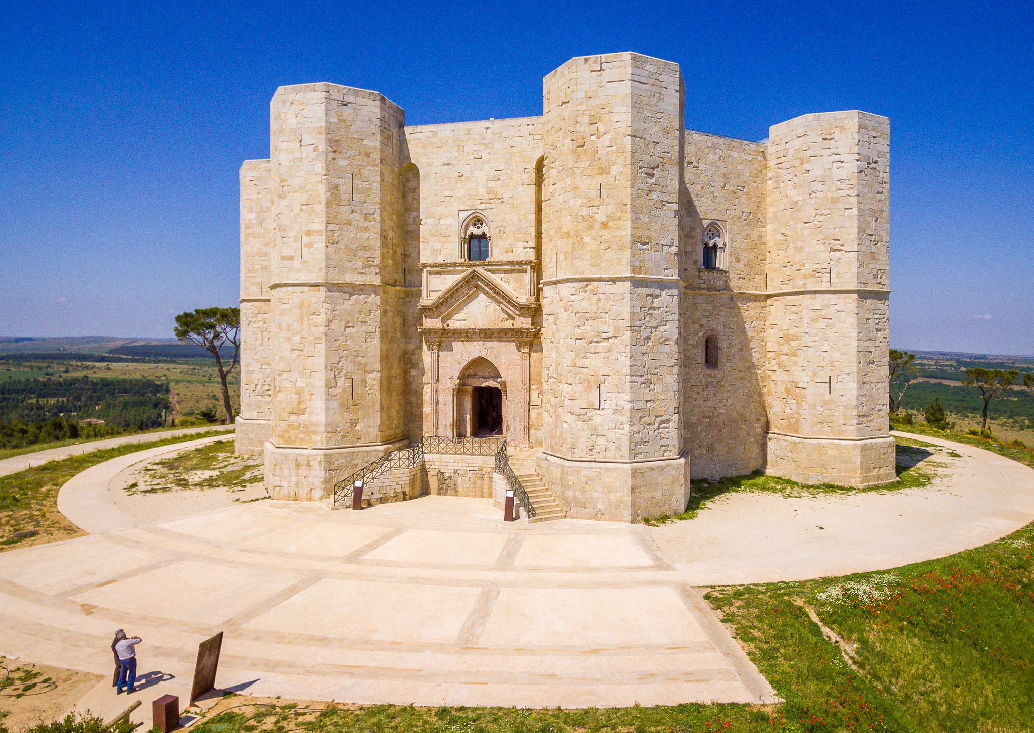 Castel del Monte, famous medieval fortress in Apulia, southern Italy.