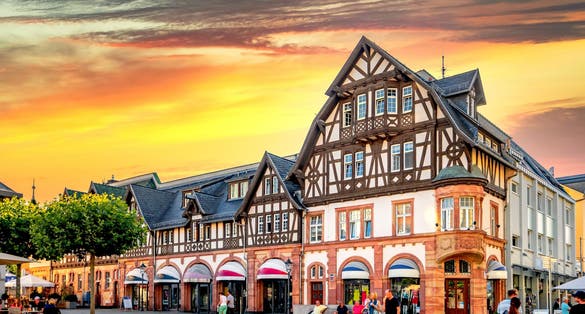photo of view of  Old city of Bad Homburg vor der Höhe, Hessen, Germany.
