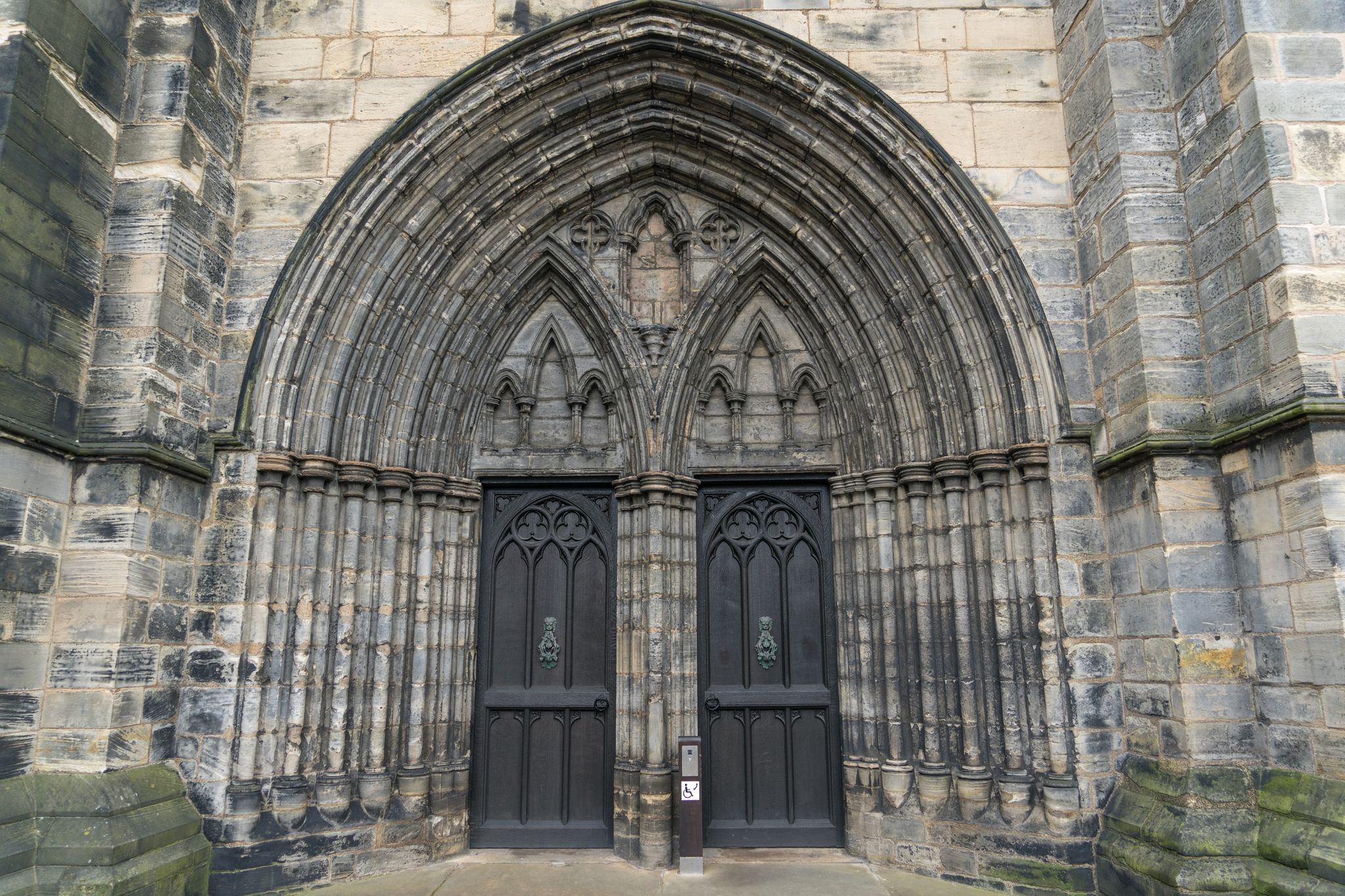 Photo of Cathedral Doors in Glasgow, Scotland.