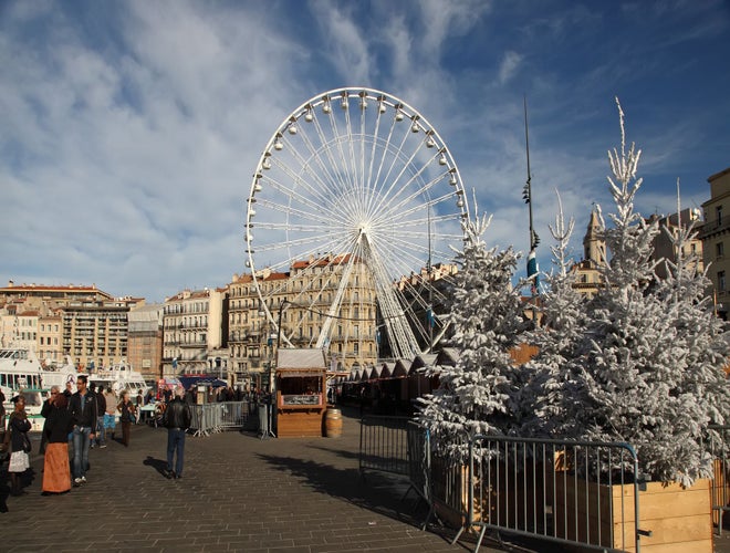  Tradishional Christmas market with ferris wheel in Old port (Vieux-Port). Marseille.jpg