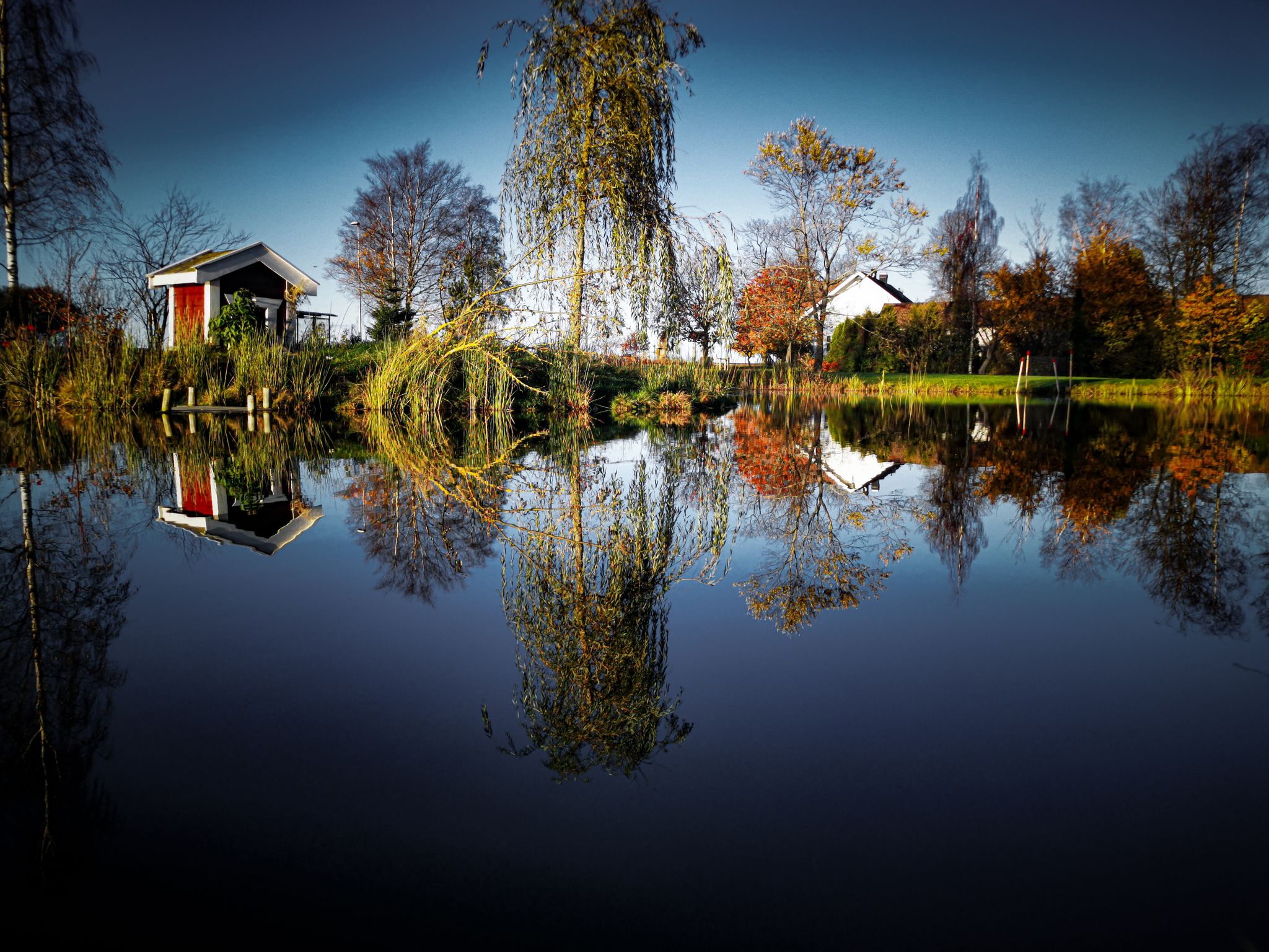 Gjennestad lake in Sandefjord in Norway.