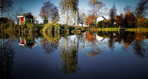 Gjennestad lake in Sandefjord in Norway.
