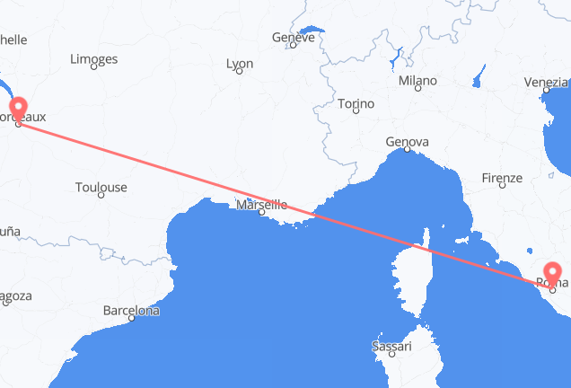 Cheap Flights from Rome to Bordeaux – Low Fares & Wide Selection