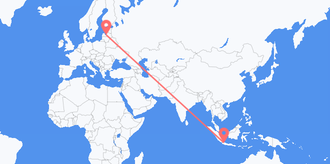 印度尼西亚 目的地 拉脱维亚