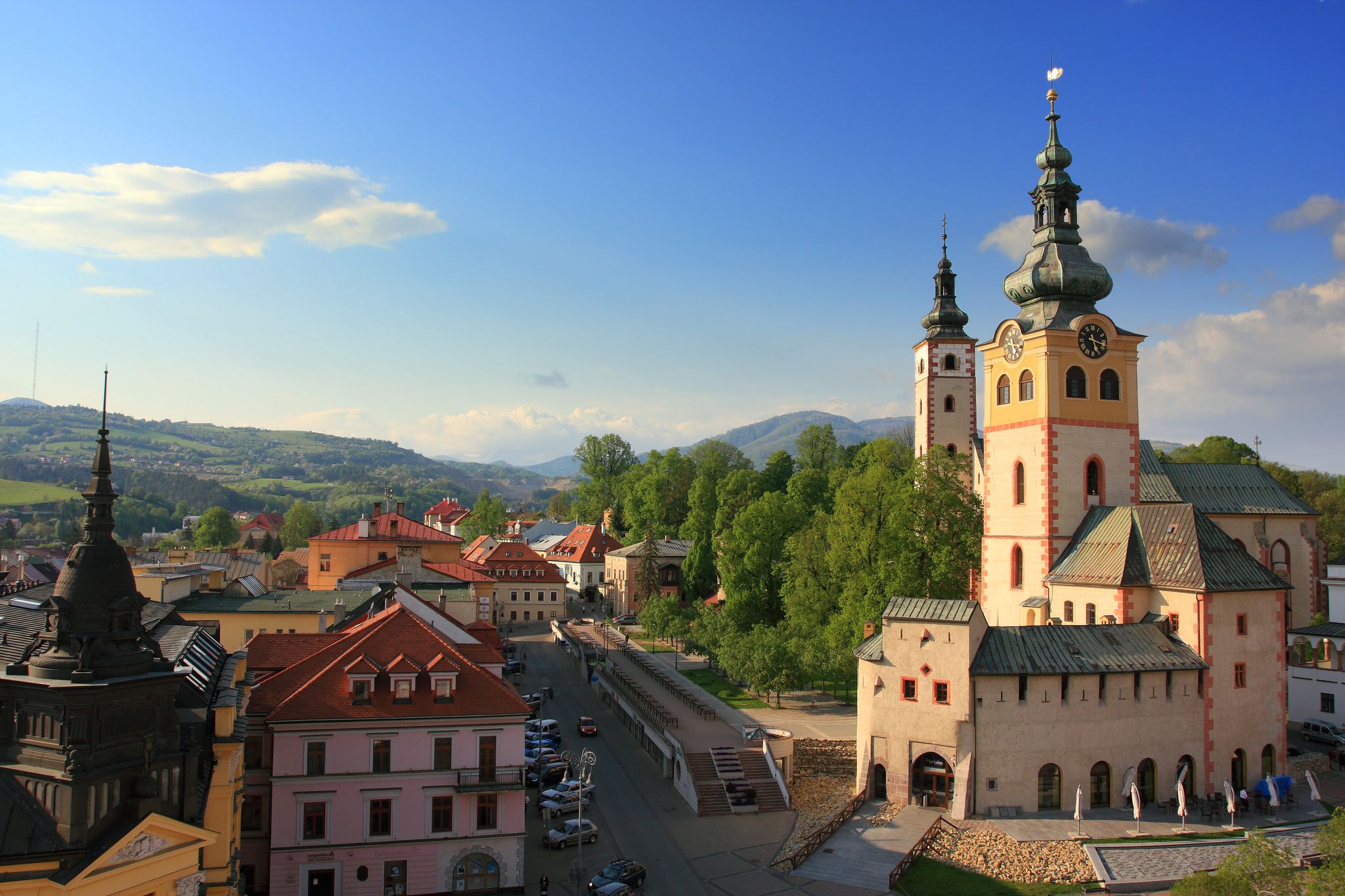 Photo of Banska Bystrica, Slovakia view from leaning tower.