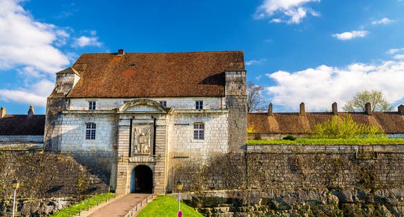 Entrance gate of the Citadel of Besancon - France