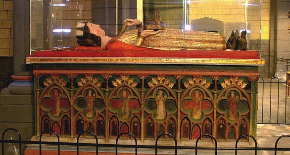 photo of view Tomb of Henry of Laach at Maria Laach Abbey, Glees, Germany.