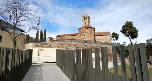 Photo of the church of Egara in Terrassa, Catalonia, Spain.