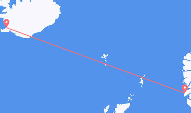 Reykjavik to Haugesund