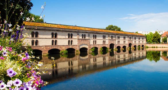 photo of Barrage Vauban at beautiful morning in Strasbourg, France.