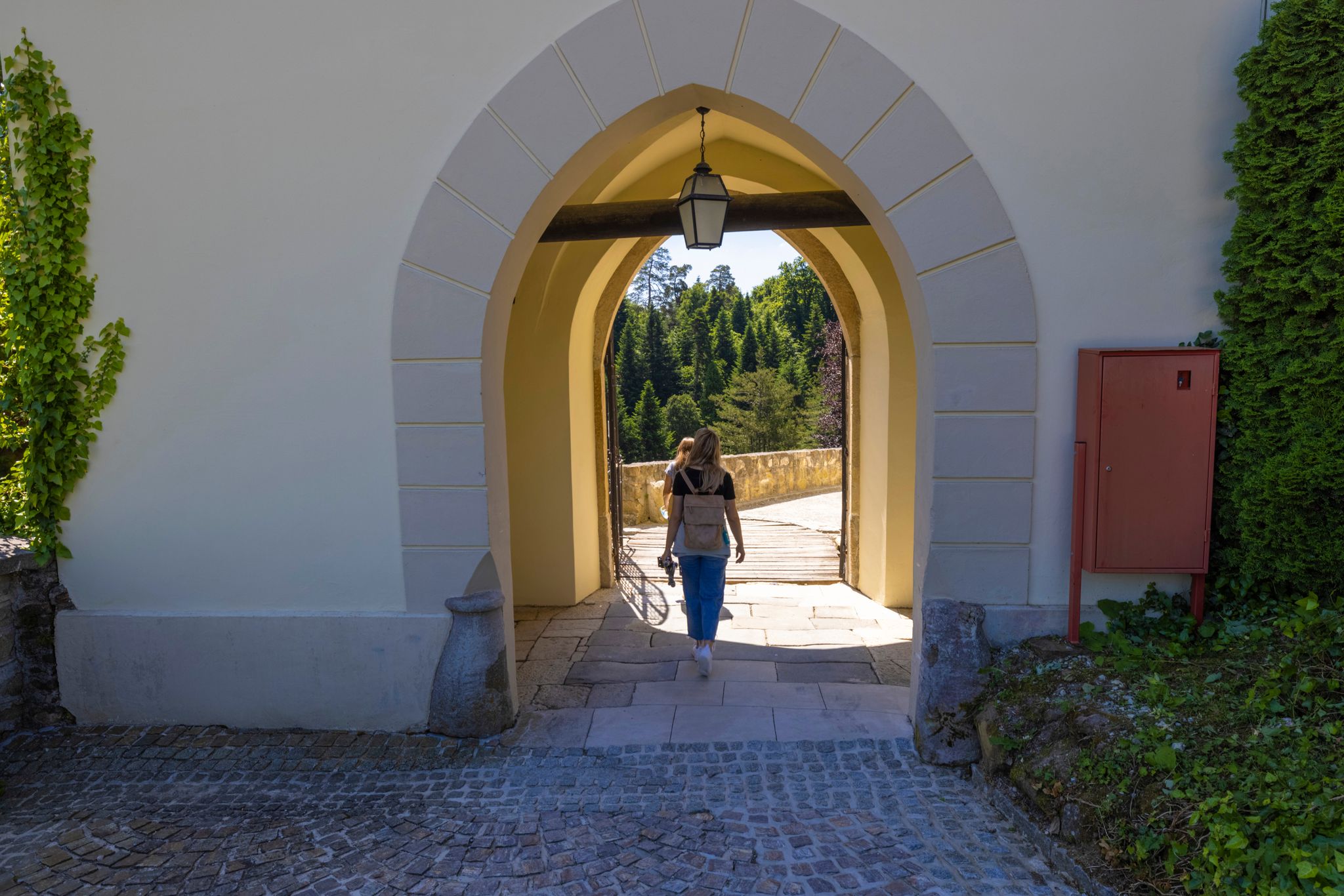 Photo of Trakoscan castle in rural Croatia.