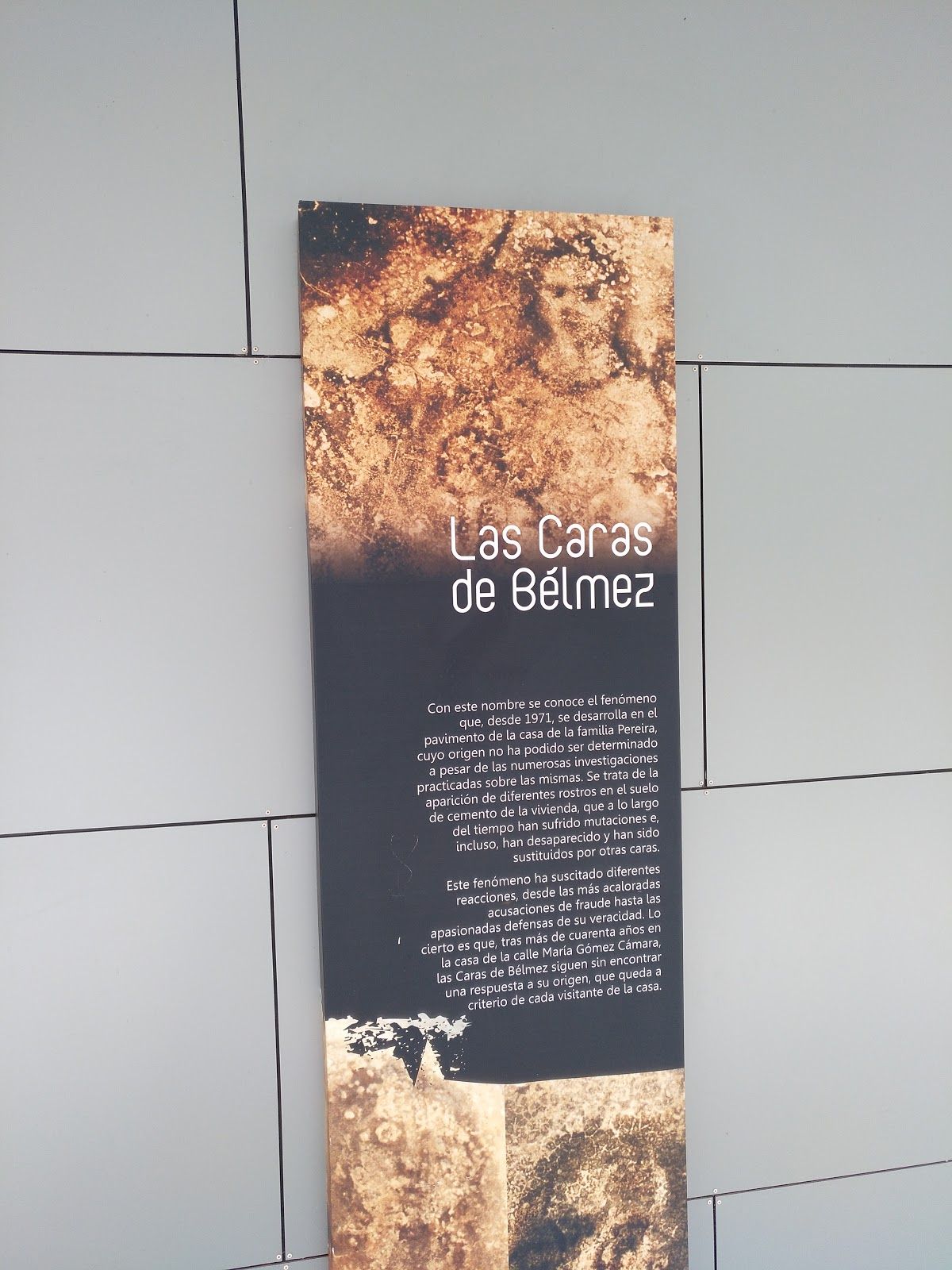 Centro De Interpretación De Las Caras De Bélmez, Bélmez de la Moraleda, Jaén, Andalusia, Spain