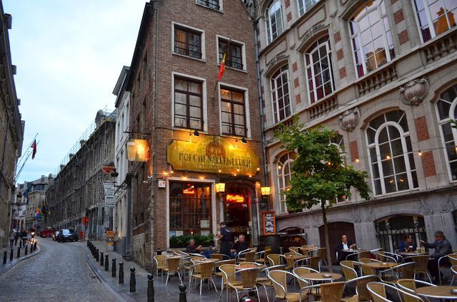 photo of view of Poechenellekelder,Brussels Belgium.