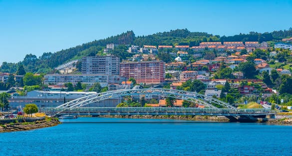 Photo of Ponte das Correntes at Pontevedra in Spain.