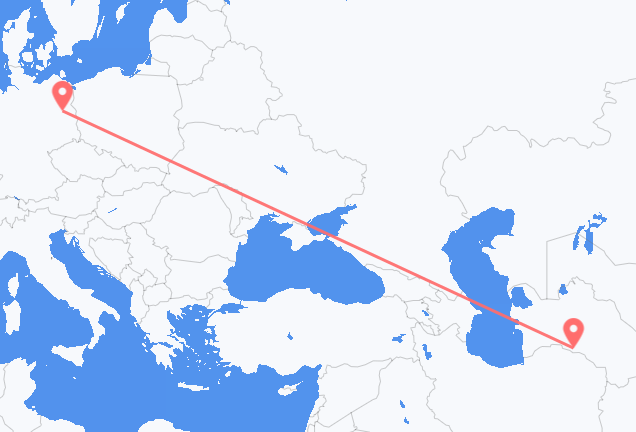 Ашхабад в Берлин