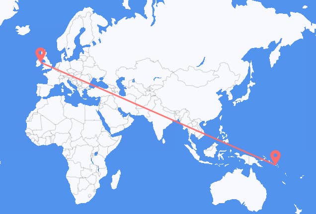 Honiara to Dublin