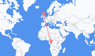 the Democratic Republic of the Congo to England